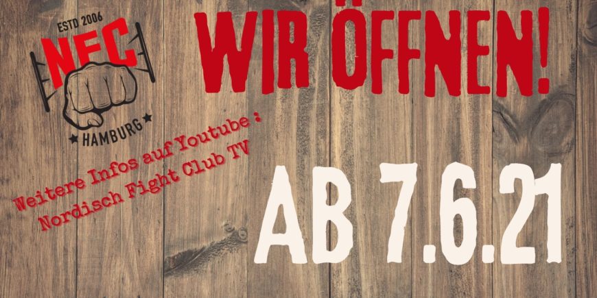 WIR ÖFFNEN: Ab dem 07.06.2021 WIR ÖFFNEN: Ab dem 07.06.2021